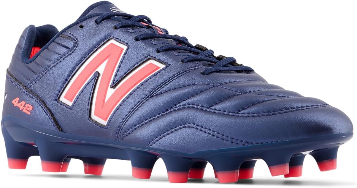 未使用 ニューバランス サッカースパイク 442 PRO HG カンガルーレザー 30％OFF！ ニューバランス サッカースパイク 442 PRO HG シルバー